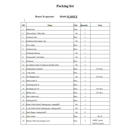 Rotary evaporator R-1005CE