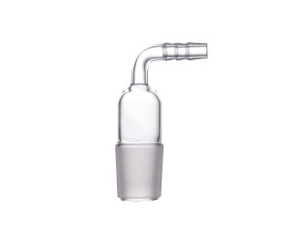 adapter vacuum/inert, gas, 90 degrees, cone 29/32