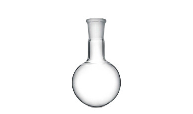 Round-bottom flask with socket