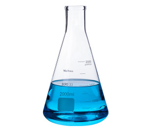 Conical flask, narrow neck