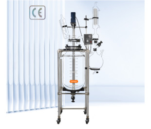 Glass Jacketed Reactor (Double Glass Reactor) TOPT-10L